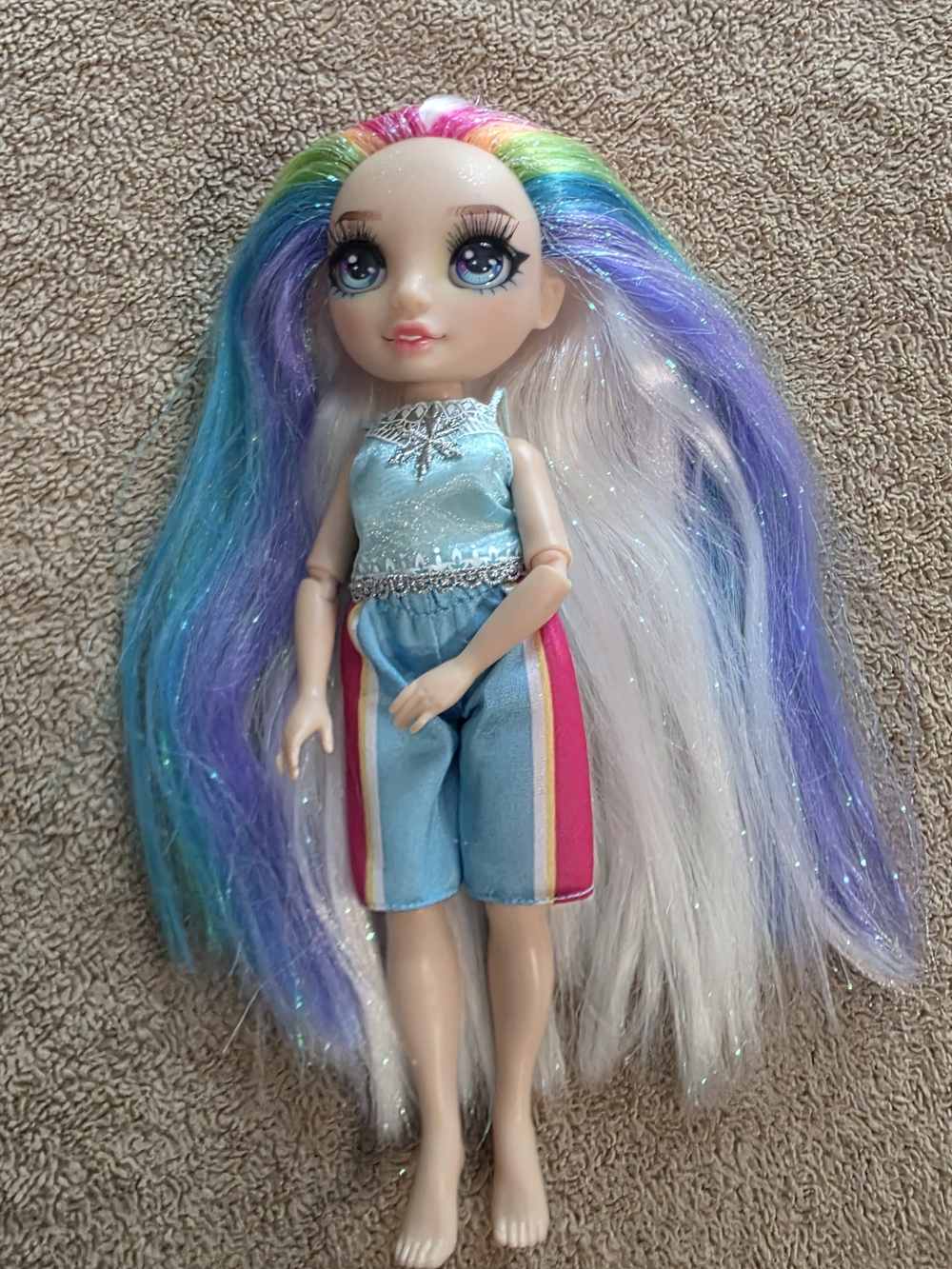 Rainbow High AMAYA RAINE Rainbow-Haired Kids Fashion Doll - Blue Outfit
